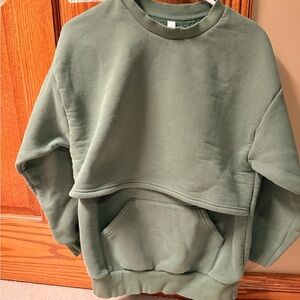 Latched Mama Sage Green Sweatshirt
